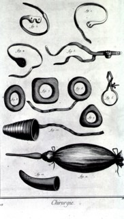Devices to correct medical conditions of the groin ca. 1700s