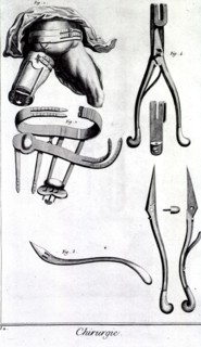 Surgical instruments by Petit ca. 1700s