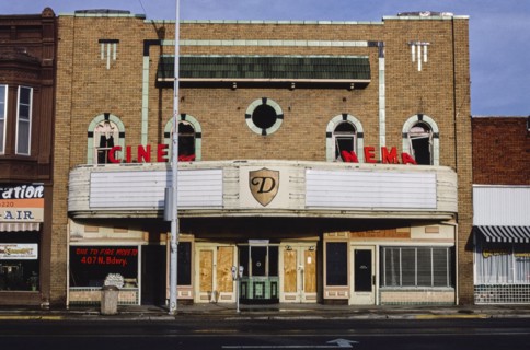 1980s United States -  Cinema / Movie Theater,  Broadway St.  Pittsburg Kansas ca. 1982