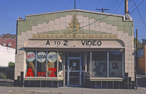 1980s United States -  A to Z Video Cherokee Street Saint Louis Missouri ca. 1988