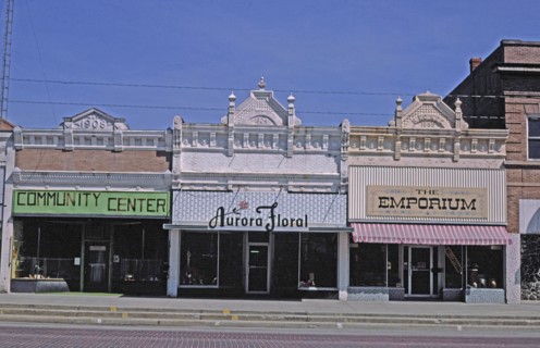 1980s United States -  Commercial buildings, Aurora Colorado ca. 1980