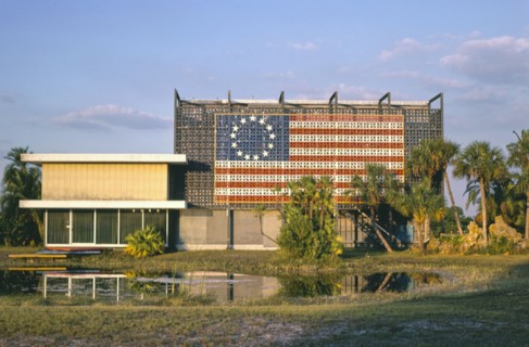 1980s United States -  Drive-in cinema (church) Route 19 Pinellas Park Florida ca. 1980