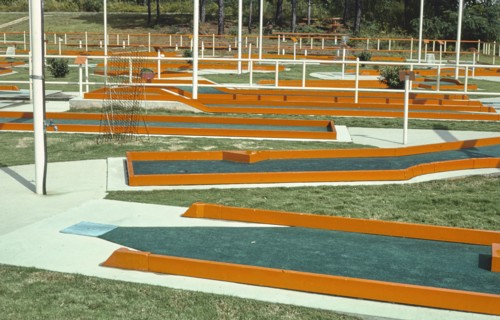1970s United States -  Overall -  Putt-Putt Mini-Golf Route 29 -  Spartanburg -  South Carolina ca. 1979