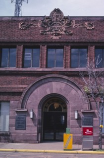 2000s United States -  First National Bank (1909), Purcell Elmsie architects, Davenport Street, Rhinelander, Wisconsin 2003