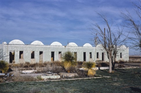 1970s United States -  Hightower Motel, Lordsburg, New Mexico 1979