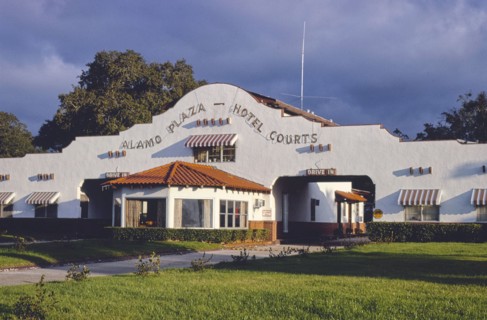 1970s United States -  Alamo Plaza Hotel Courts, Gulfport, Mississippi 1979