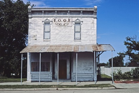 1980s United States -  100F Lodge, Odd Fellows, Decatur Avenue, Norcator, Kansas 1982