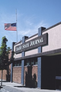 2000s America -  Idaho State Journal, Arthur Street, Pocatello, Idaho 2004