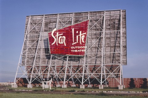 1980s America -  Star Lite Outdoor Theater, Fargo, North Dakota 1980