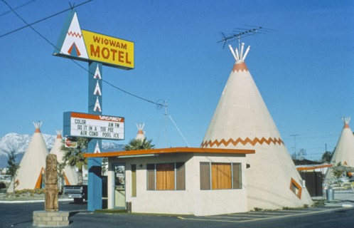 1970s United States -  Wigwam Village Motel, Rialto, California 1977
