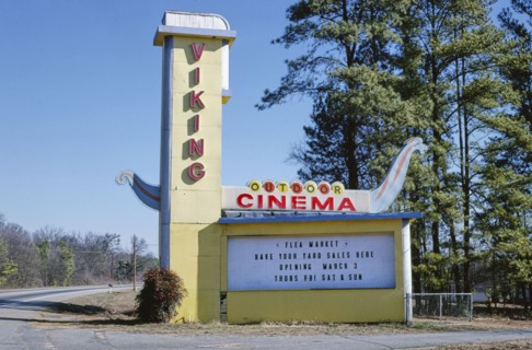 1980s America -  Viking Outdoor Cinema, Anderson, South Carolina 1988