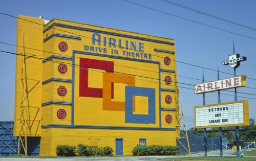 1970s America -  Airline Drive-In, Houston, Texas 1977