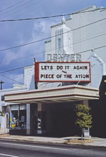 1970s America -  Center Theater, Rocky Mount, North Carolina 1979