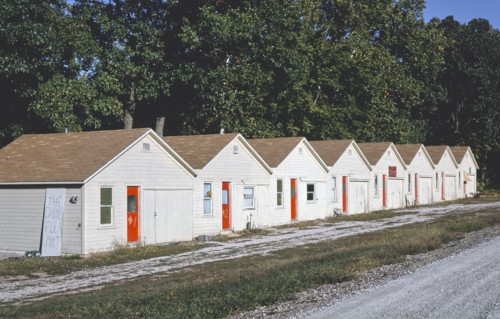 1980s United States -  Dyer Cabins, Baldwin City, Kansas 1980