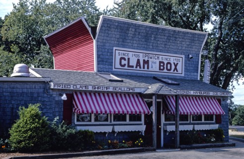 1980s America -   Clam Box, Ipswich, Massachusetts 1984