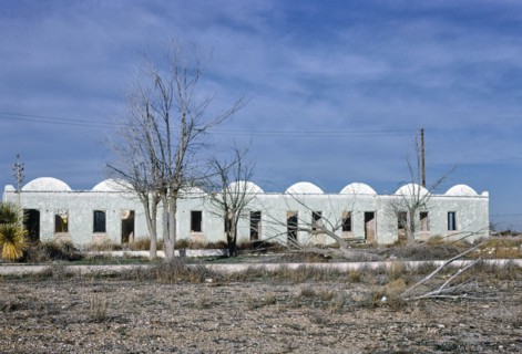 1970s United States -  Hightower Motel, Lordsburg, New Mexico 1979