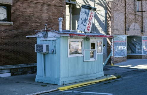 1980s America -  Popcorn Building, Storm Lake, Iowa 1987