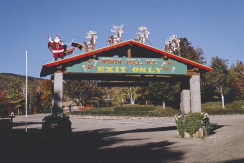 1990s America -   Santa's Workshop, North Pole, New York 1995