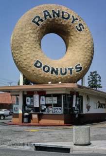 1990s America -  Randy's Donuts, Inglewood, California 1991