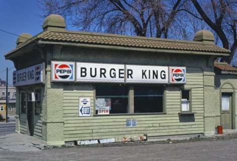 1980s America -   Burger King, Springfield, Ohio 1980