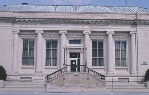 2000s United States -  Post Office, central detail, Kokomo, Indiana 2004