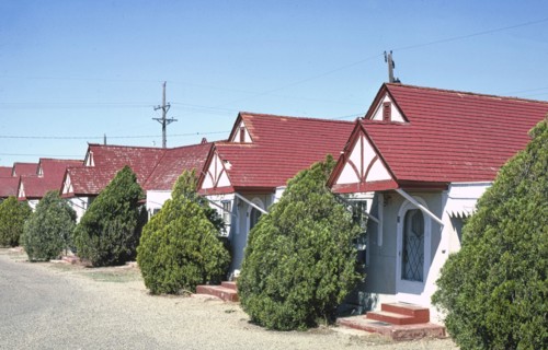 1970s United States -  English Motel, Amarillo, Texas 1977