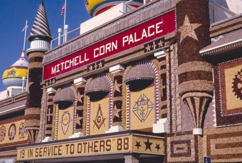 1980s America -   Corn Palace, Mitchell, South Dakota 1987