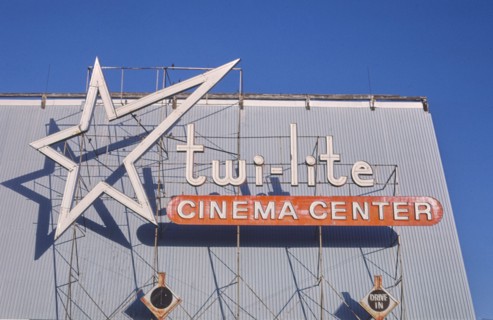 1980s America -  Twin-Lite Cinema Center, Great Falls, Montana 1987