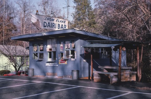 1980s America -  Snow Flake Dairi Bar, Tallahassee, Alabama 1984