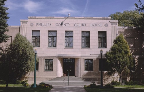 1990s United States -  Phillips County Courthouse, South Interocean Avenue, Holyoke, Colorado 1993