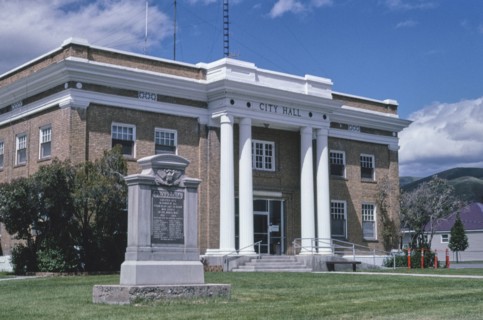 2000s United States -  City Hall, Washington Street, Montpelier, Idaho 2004