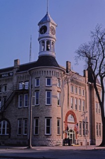 2000s United States -  City Hall, James and Dickason Streets, Columbus, Wisconsin 2008