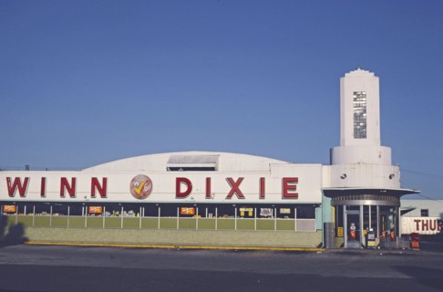 1970s America -  Winn Dixie Super Market, Jacksonville, Florida 1979