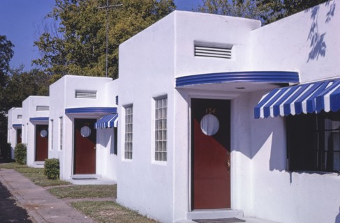 1970s United States -  Fountain Motel, Hot Springs, Arkansas 1979