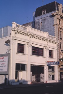 1980s United States -  Public parking structure, Sutter Street, Stockton, California 1987
