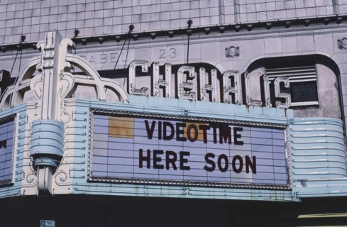 1980s America -  Chehalis Theater, Chehalis, Washington 1987