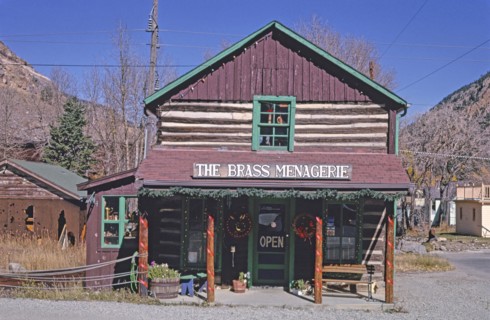 1990s America -  The Brass Menagerie, 7th Street, Georgetown, Colorado 1991