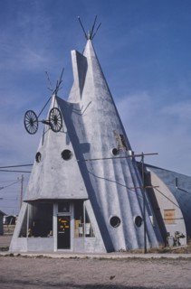 1980s United States -  VFW-Boy Scout Building, Route 85, Cheyenne, Wyoming 1980
