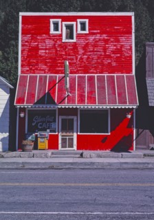 1980s America -   Silver Grill Cafe, Alberton, Montana 1987