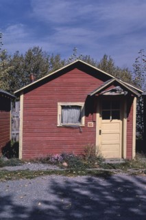 1980s United States -  Cabin #10, Random House, Saint Mary, Montana 1987