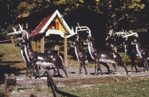 1990s America -   Santa's Workshop, North Pole, New York 1995