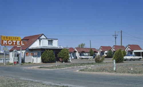 1970s United States -  English Motel, Amarillo, Texas 1977