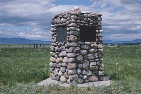 2000s America -   Idaho 50 Year Statehood Monument, Idaho-Wyoming state line 2004
