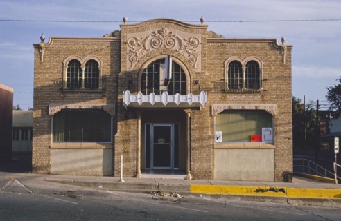 1990s America -  Texas-New Mexico Power Co, Broadway Street, Silver City, New Mexico 1991