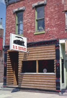 1980s America -  R & R Express Bar, Dillon, Montana 1980