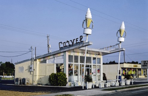 1990s America -  Carvel ice cream stand, West Palm Beach, Florida 1990