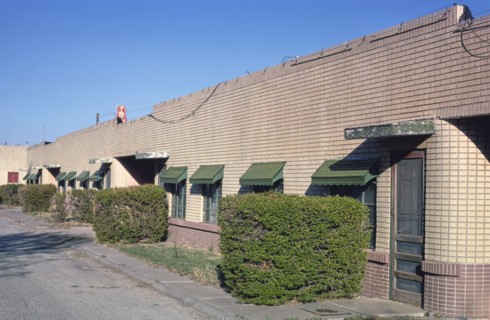 1970s United States -  Triangle Motel, Amarillo, Texas 1977