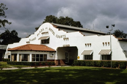 1970s United States -  Alamo Plaza Hotel Courts, Gulfport, Mississippi 1979
