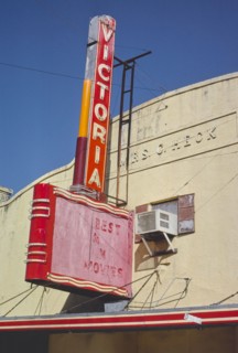 1970s America -  Victoria Theater, Victoria, Texas 1979