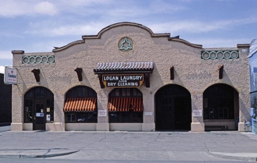 1980s America -  Logan Laundry, Logan, Utah 1980